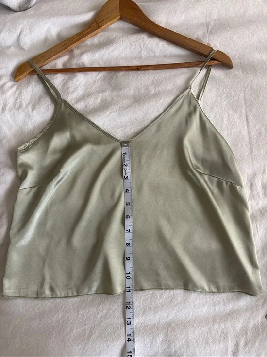 Sioro Spaghetti Strap Cami in Silver green - Picture 8 of 9